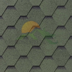 Gont bitumiczny IKO Superglass Hex w kolorze Amazon Green Ultra (23)