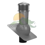 Kominek wentylacyjny nieizolowany w kolorze Szarym RAL 7046