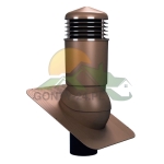 Kominek wentylacyjny izolowany w kolorze Brązowym RAL 8017