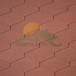 Gont bitumiczny IKO DiamantShield Plus w kolorze Czerwony Ceglasty (10)