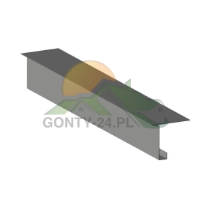 Wiatrownica górna 3D pod gont bitumiczny - wzór 02