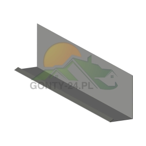 Obróbka ściany wewnętrzna pod gont bitumiczny - wzór  09