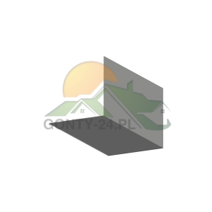 Obróbka ściany wewnętrzna schodkowa pod gont bitumiczny - wzór 10