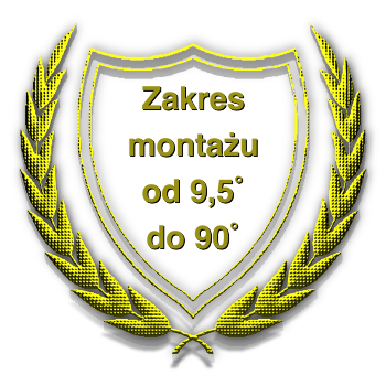 zakres montażu od 9,5 do 90 stopni